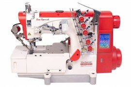 M�quina Costura Industrial Galoneira Plana SS5500D-01CB-UT-ET-1364PR-SU  Sun Special